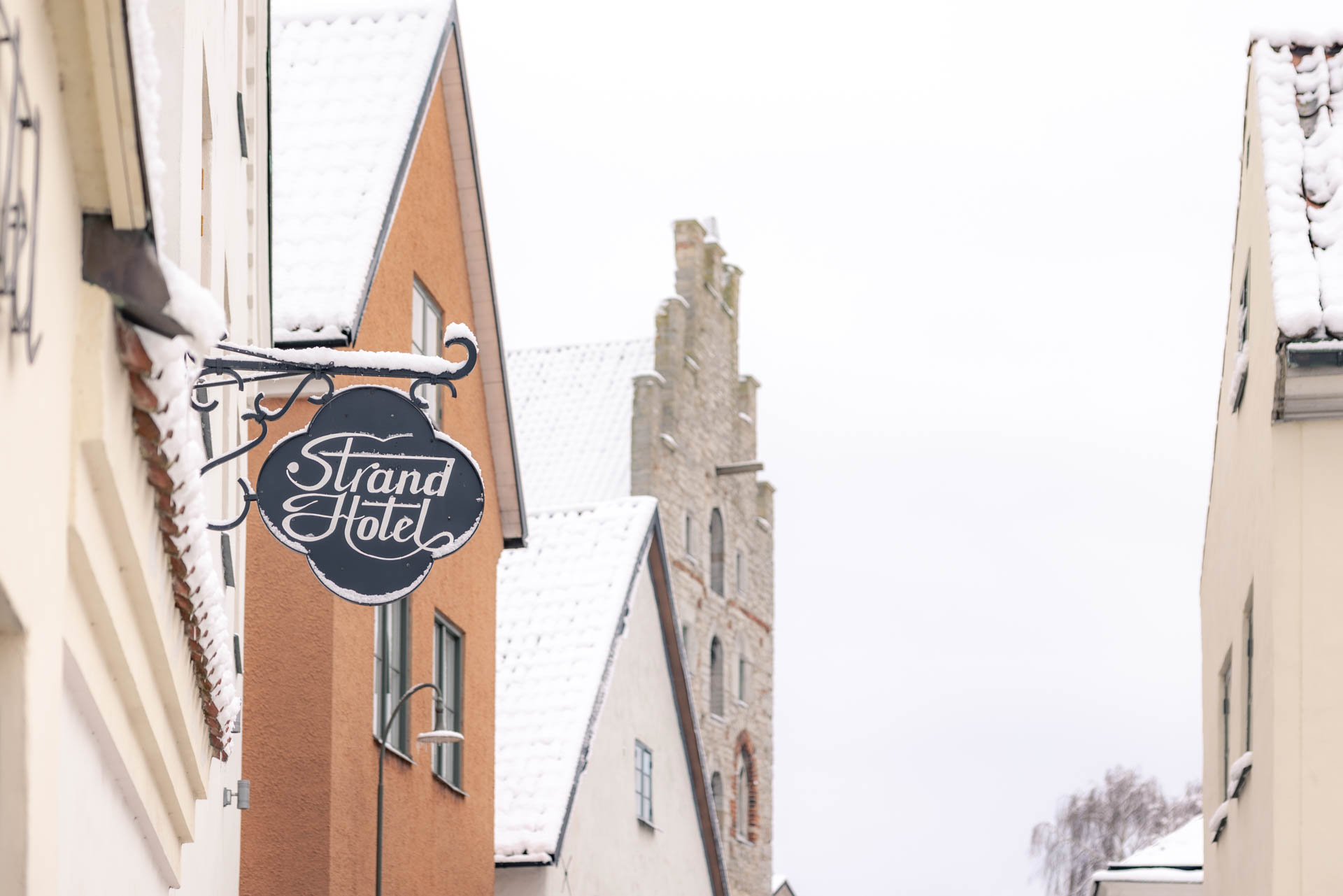 Strand Hotel i Visby innerstad