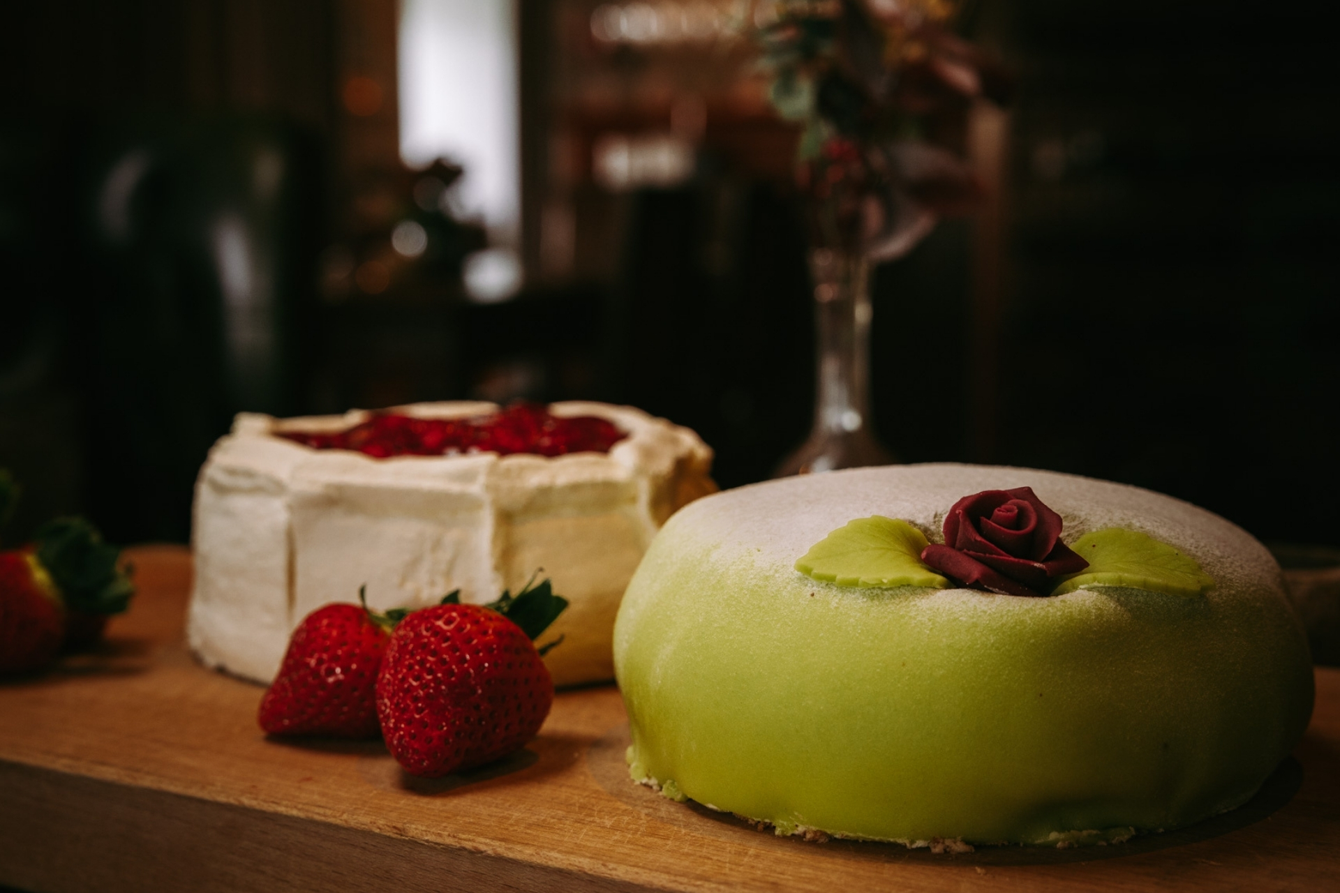 Prinsesstårta och gräddtårta